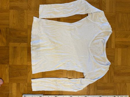 Damen Shirt langarm MNG BASICS weiss Grösse S