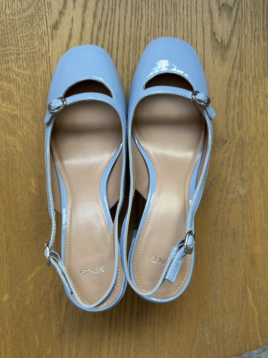Mango Damenschuhe: Slingpumps, hellblau, Gr. 38 (MANGO) – Gebraucht aus Basel von Nadine_Lorena 4