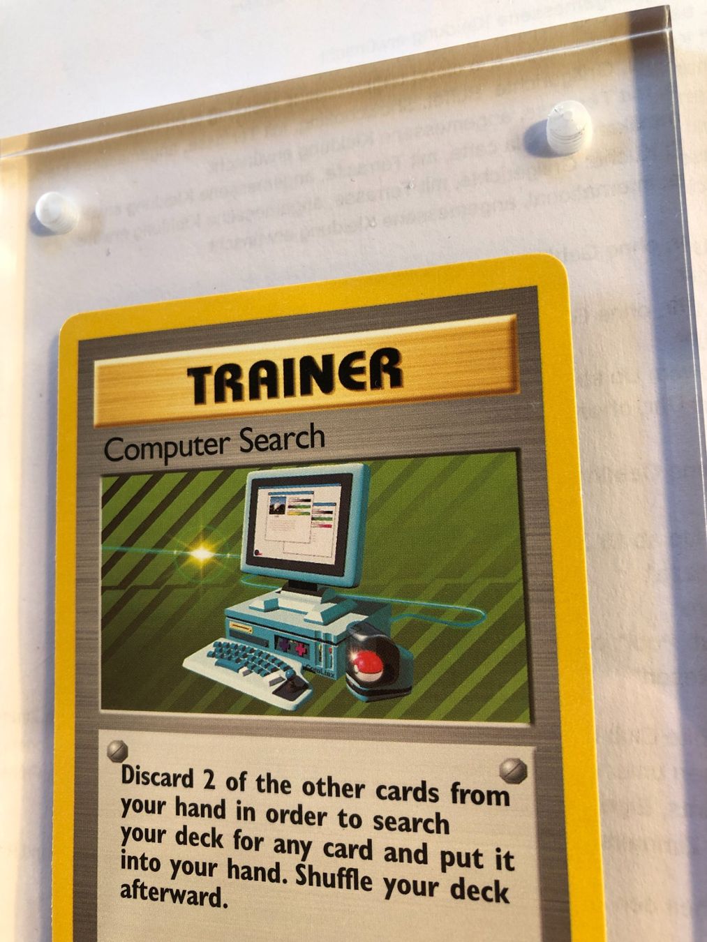 Cartes à collectionner: Computer Search (rare) Base set - LP - ab 1.- – D'occasion à Giubiasco par dan_pr8b 3