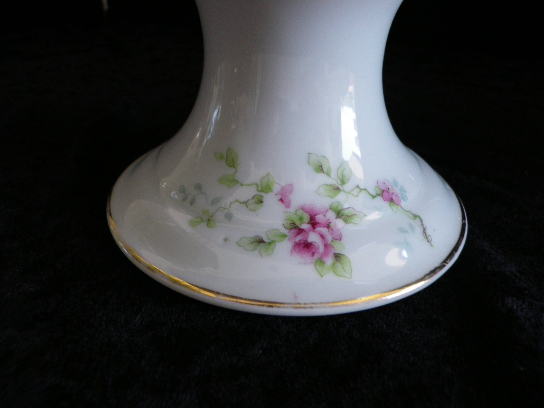 Ciotole: Fuss-Schale Limoges mit Blumendekor – Usato da Reinach BL venduto da Annodomini 3