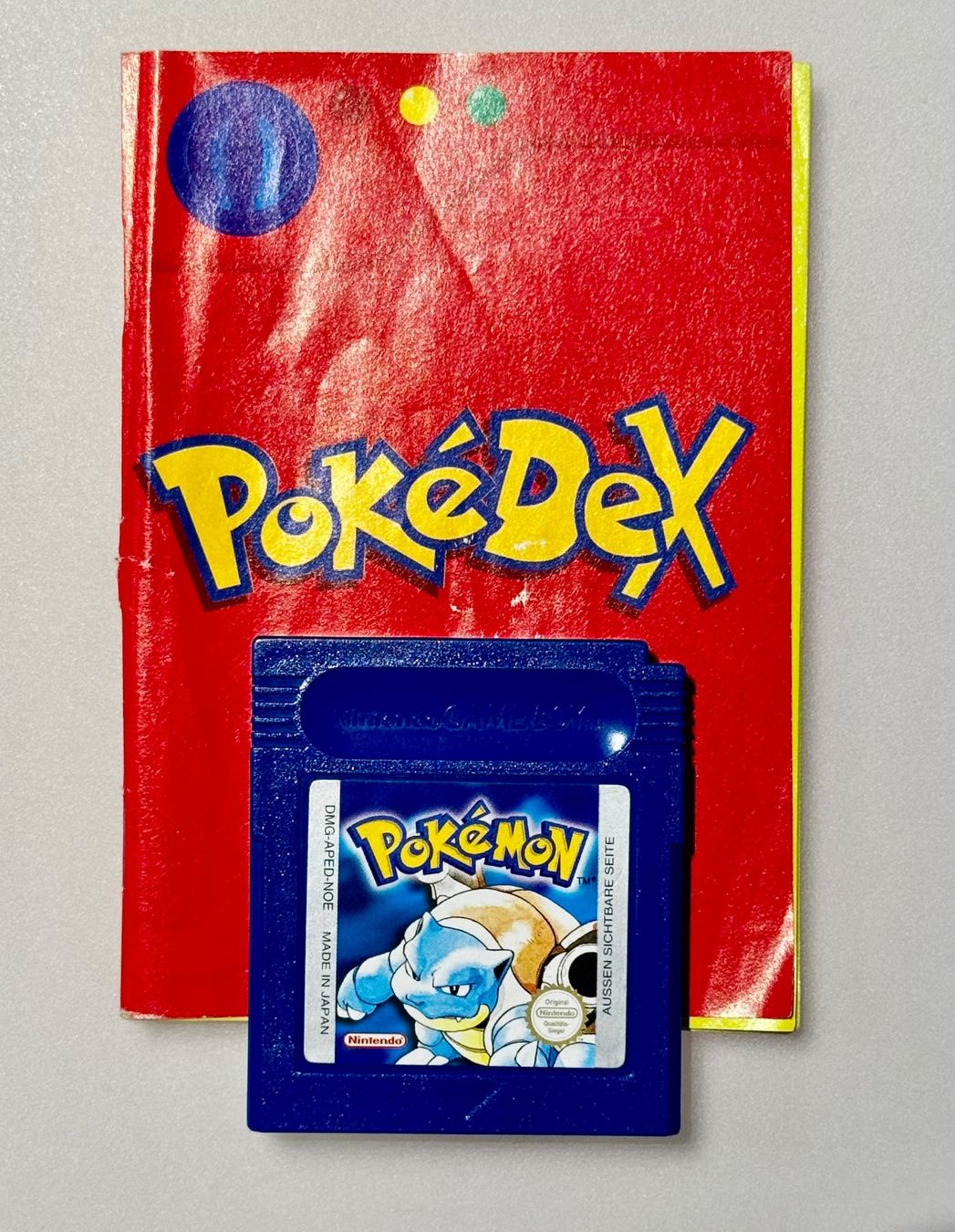 Pokémon Giochi: Pokémon Blaue Edition DE mit Retro Pokédex Booklet – Usato da Berg am Irchel venduto da latustrade