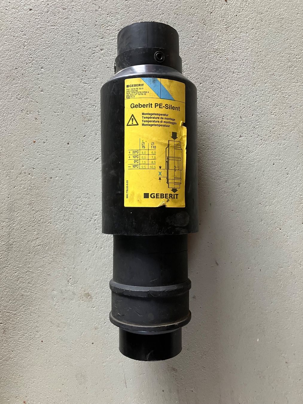 WC: Geberit PE-Silent DN 75/110 Neu – Neu (gemäss Beschreibung) aus Rüegsauschachen von limek