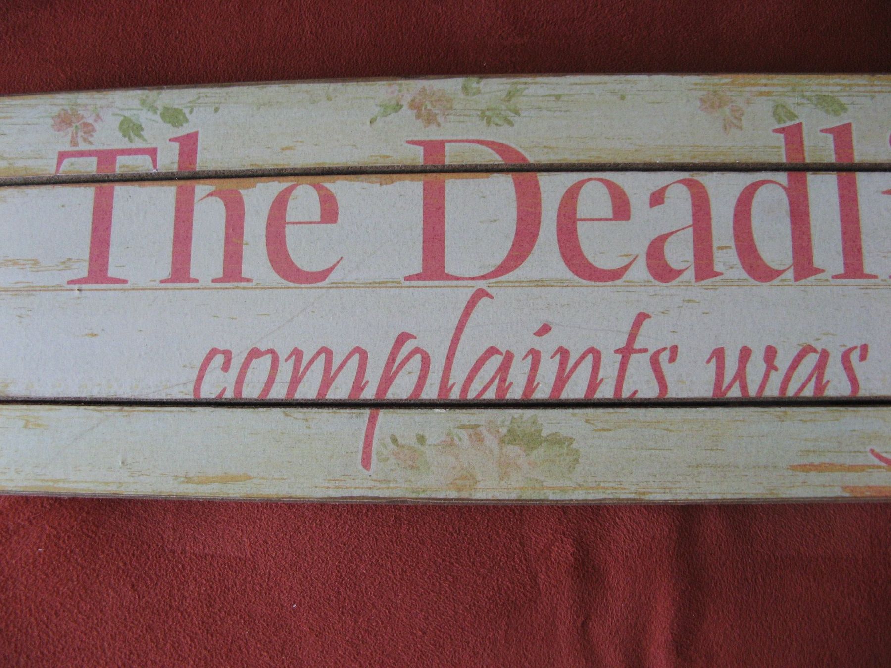 Insegne: Originelles Holz Schild mit Spruch – Nuovo (secondo la descrizione) da Zürich venduto da apil 4