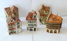 5 Dominique Gault Miniaturen Florist Juwelier Pension Töpfer