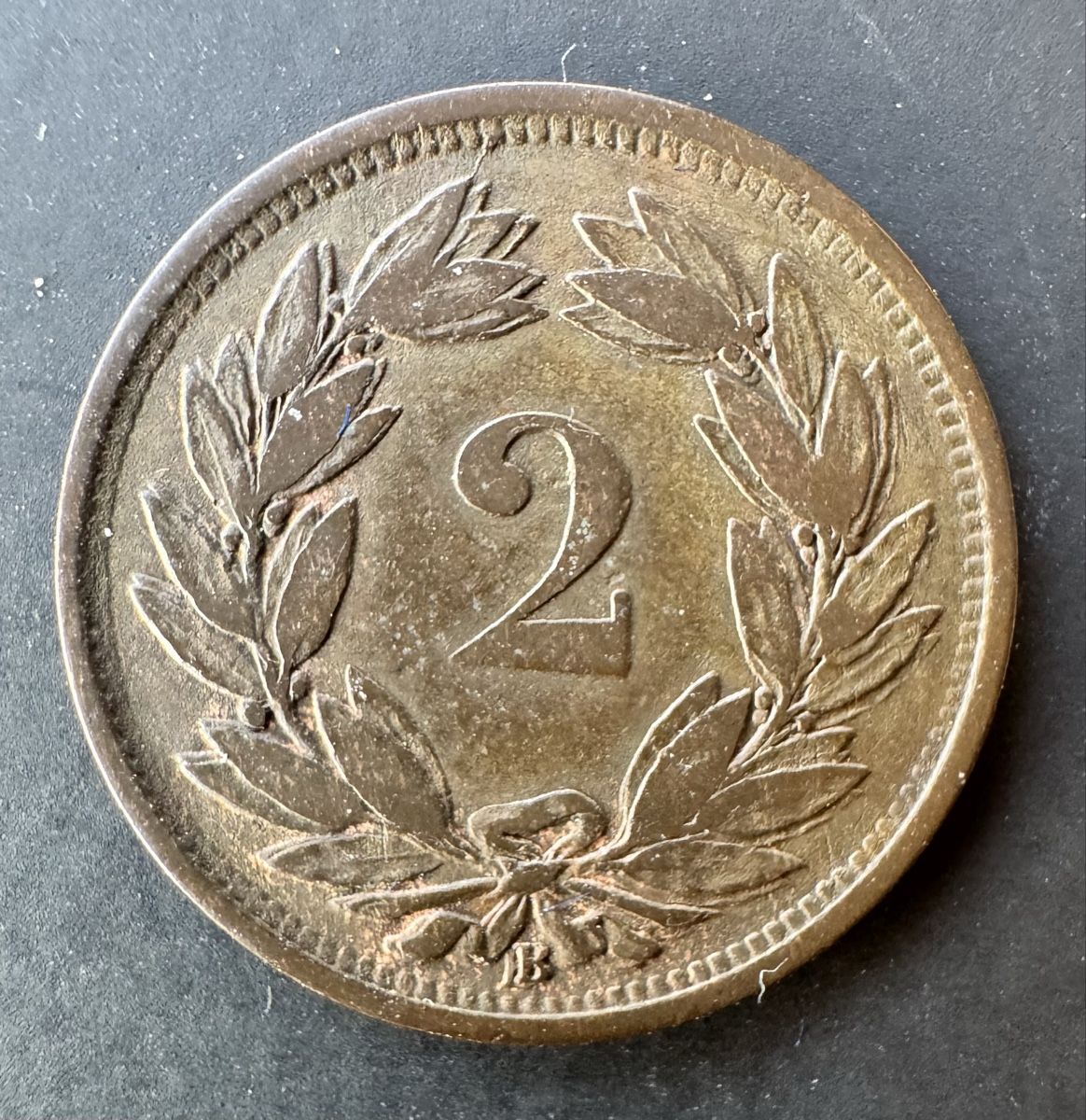 Toutes les monnaies: 2 Rappen 1866 – D'occasion à Meilen par coins4sale 1