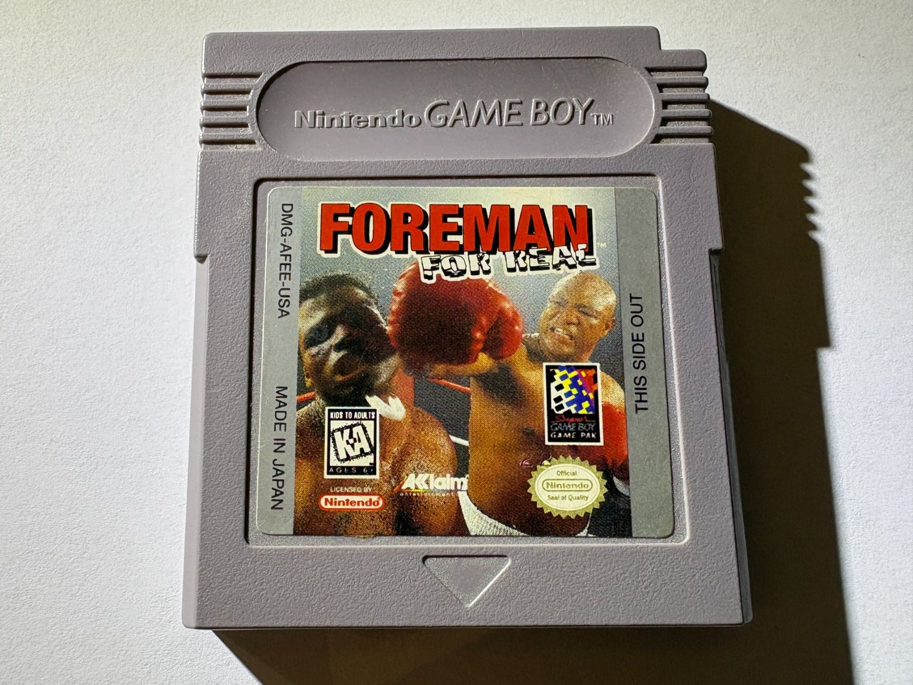 Nintendo Jeux: Foreman For Real - Nintendo Game Boy – D'occasion à Zürich par VintagePalace