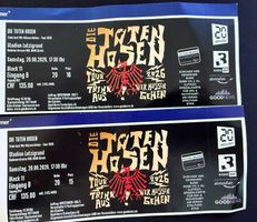 Zwei Sitzplätze Toten Hosen 20.06.2026 Zürich Letzigrund