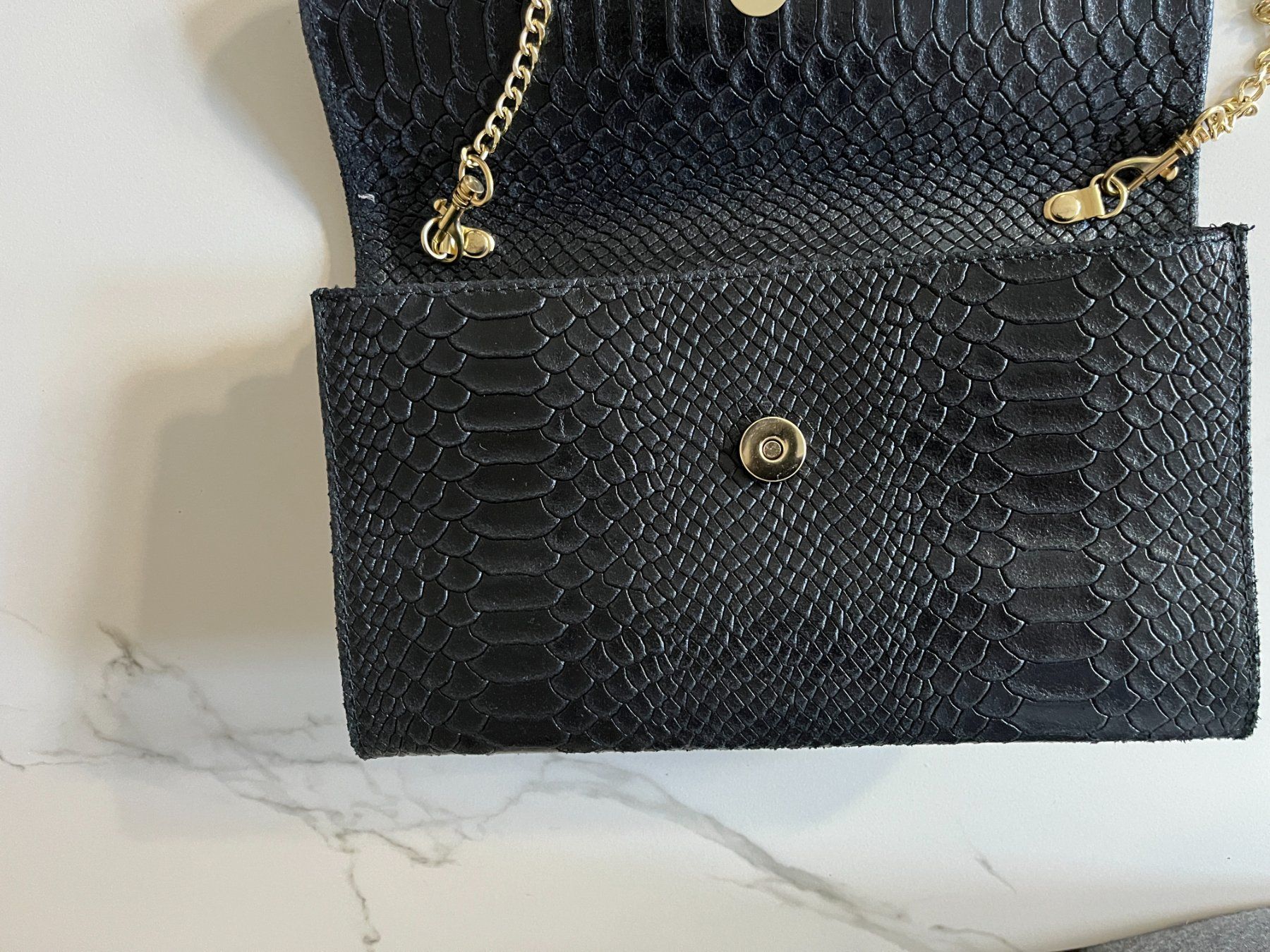 Borse da donna: Clutch, Leder, schwarz, – Usato da Bern venduto da cubus01 8