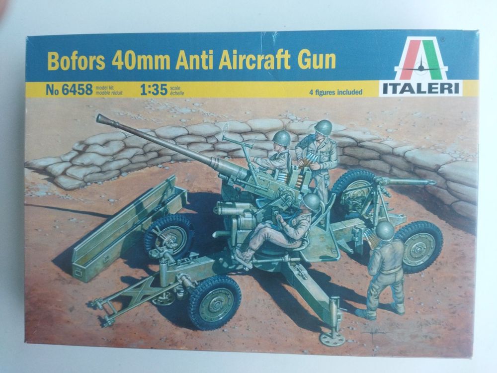 Bofors 40mm FlaK der US Army, Bausatz von Italeri 1/35 | Kaufen auf Ricardo