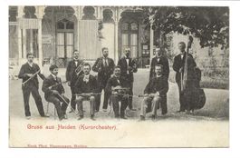 Gruss aus Heiden (AR) Kurorchester vor Kursaal - 1902