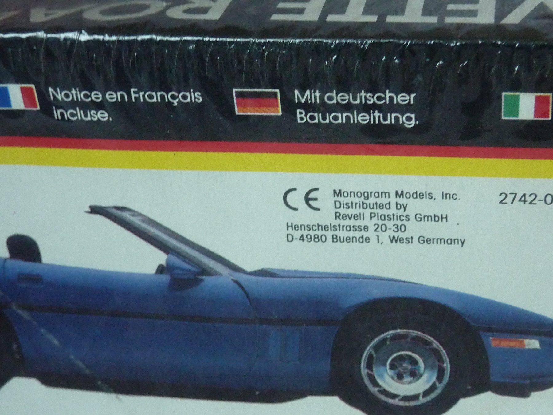 AMT/ERTL Modellini d'auto: Chevrolet Corvette C4 Convertible  1:24 – Nuovo e nell'imballaggio originale da Dürrenäsch venduto da modellautos4you 3