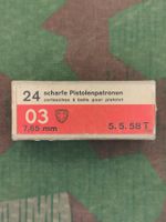 Munitionsschachtel 7.65 mm Pistolenpatrone 03, leer