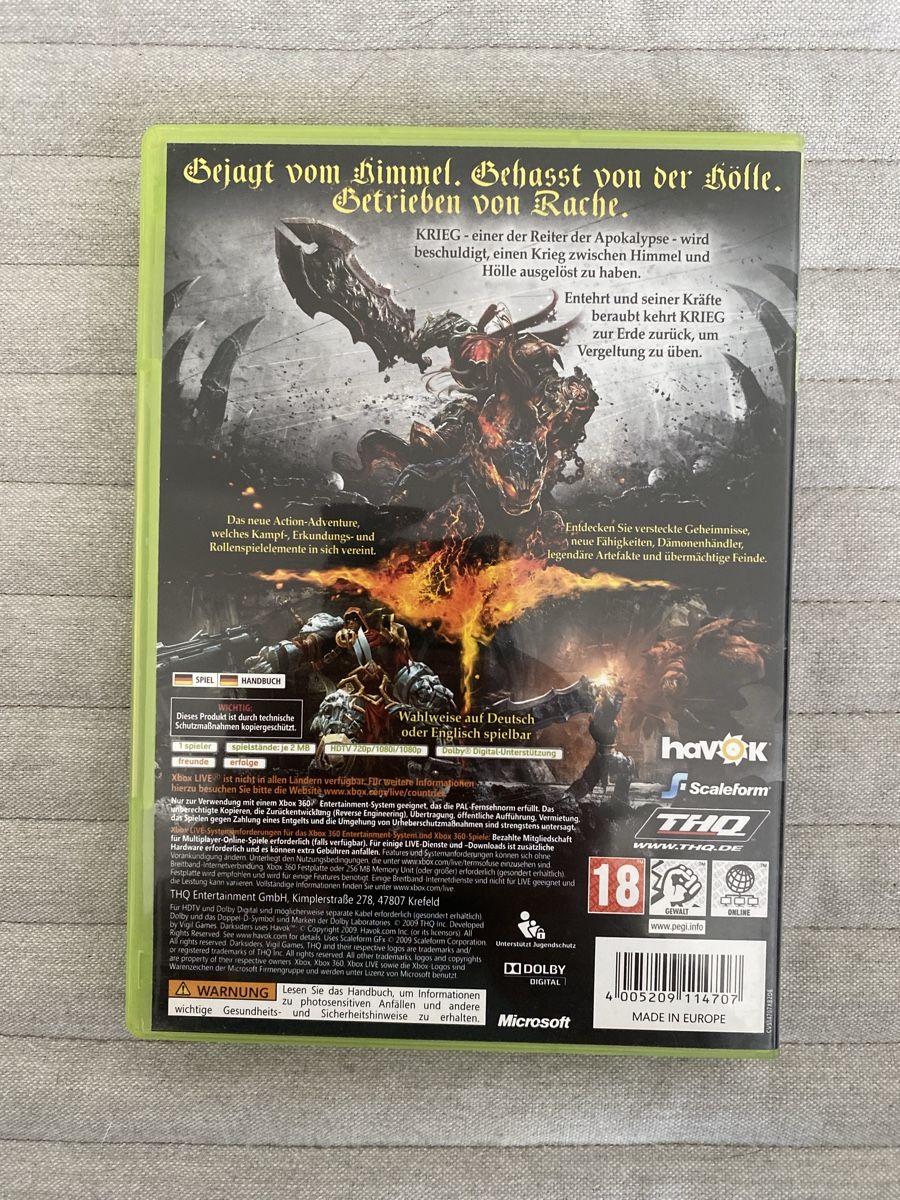 Microsoft Giochi: Darksiders für Xbox 360 – Usato da Thunstetten venduto da Virus_33 2