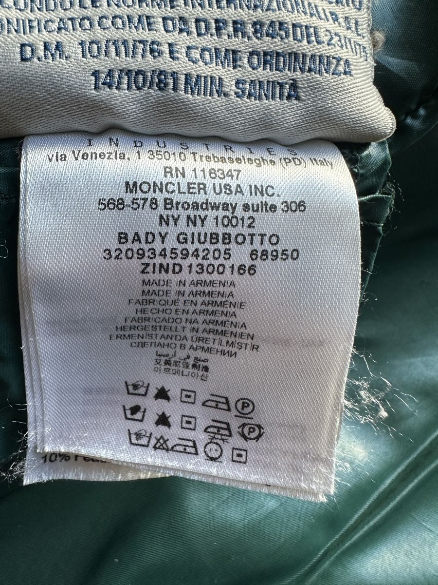 Moncler Jacken: Moncler Puffer jacket - size 3 - bottlegreen – Gebraucht aus Langnau am Albis von bar_ml6k 6