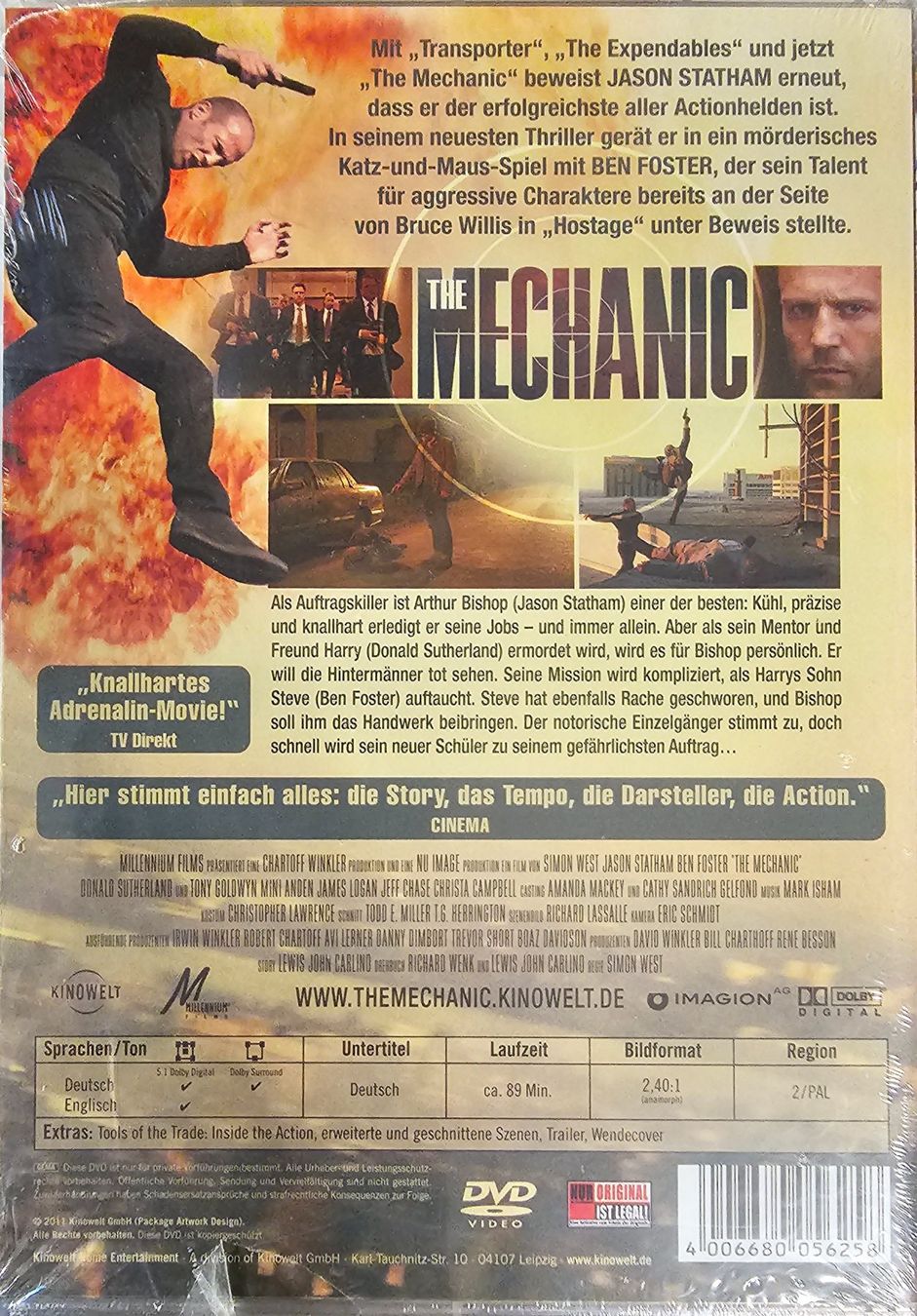 Tutti i DVDs: The Mechanic – Nuovo e nell'imballaggio originale da Wahlen b. Laufen venduto da Cg10 1