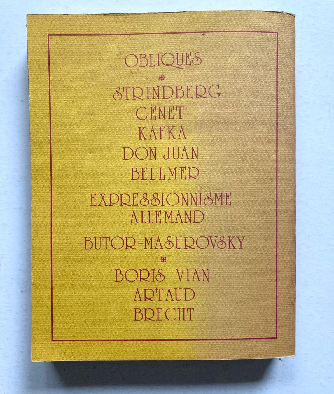 Libri: OBLIQUES - BORIS VIAN – Usato da Vandoeuvres venduto da ngc_9qj2 2