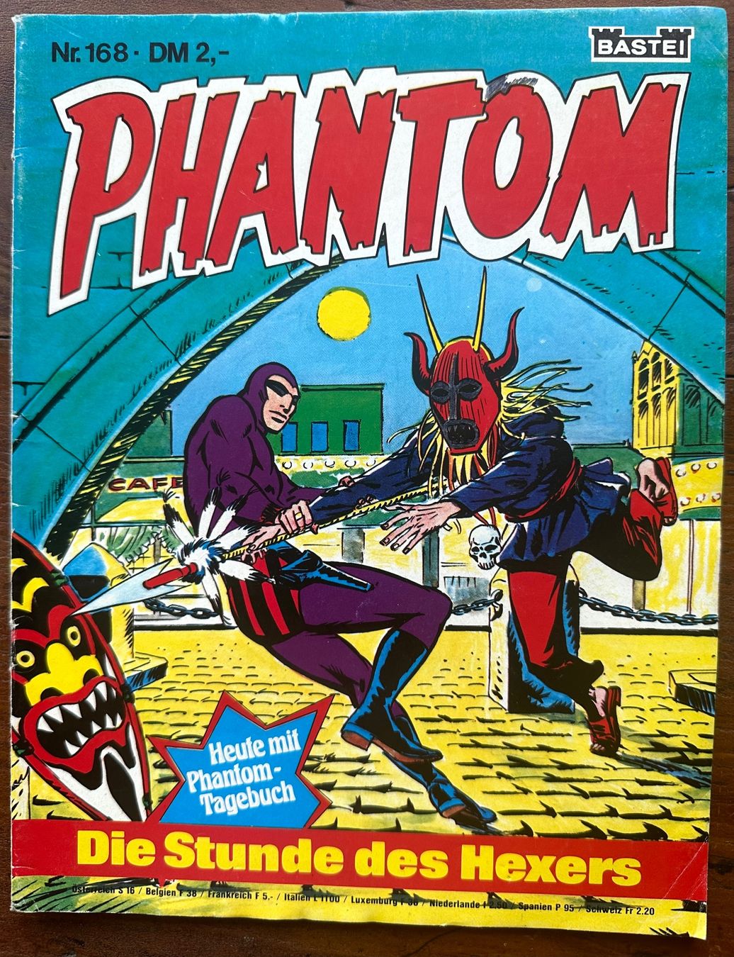 Comics: Phantom Nr. 168  DM 2, hunderte Comics ab 1.- – Gebraucht aus Seltisberg von quadartswiss