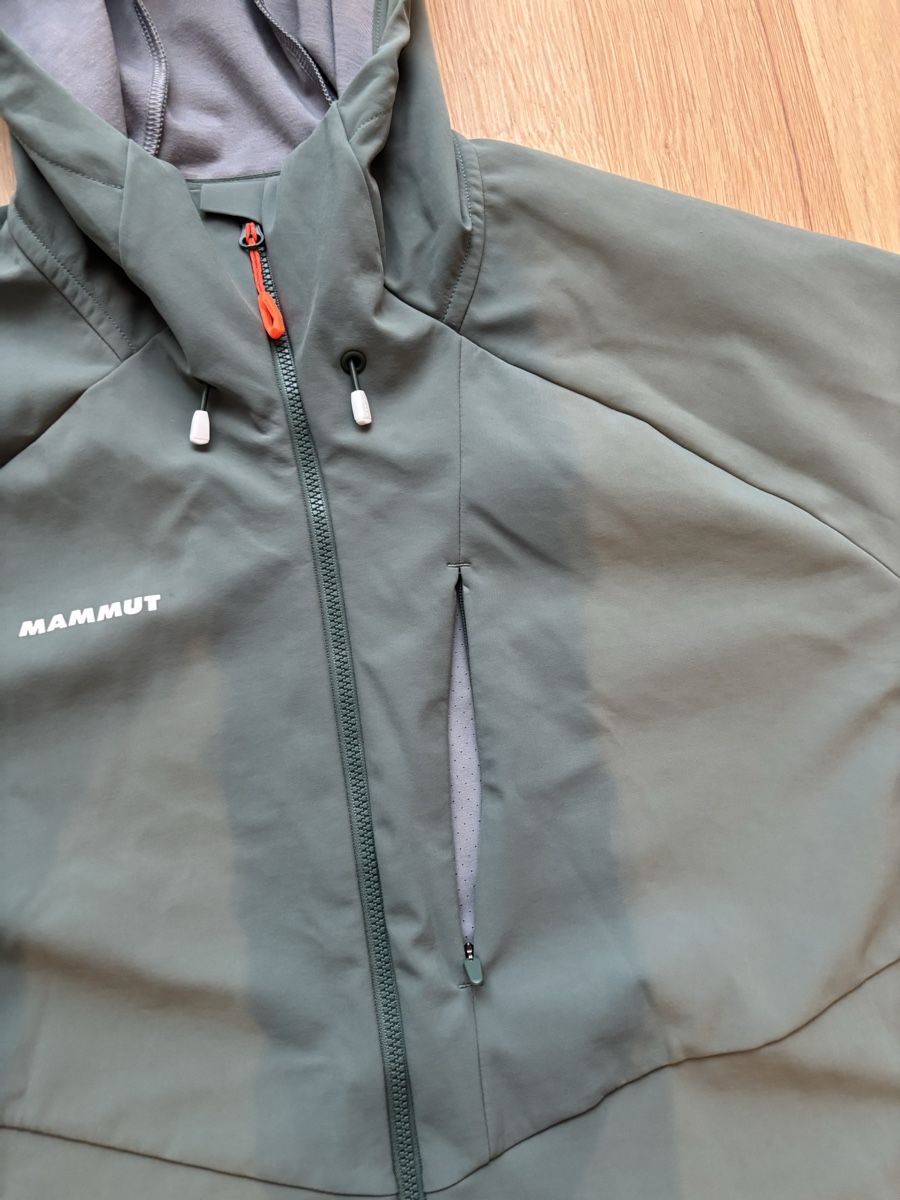 Mammut Giacche: Softshell Jacke Mammut XXL seegrün hell – Usato da Gwatt (Thun) venduto da Bioethanol01 2