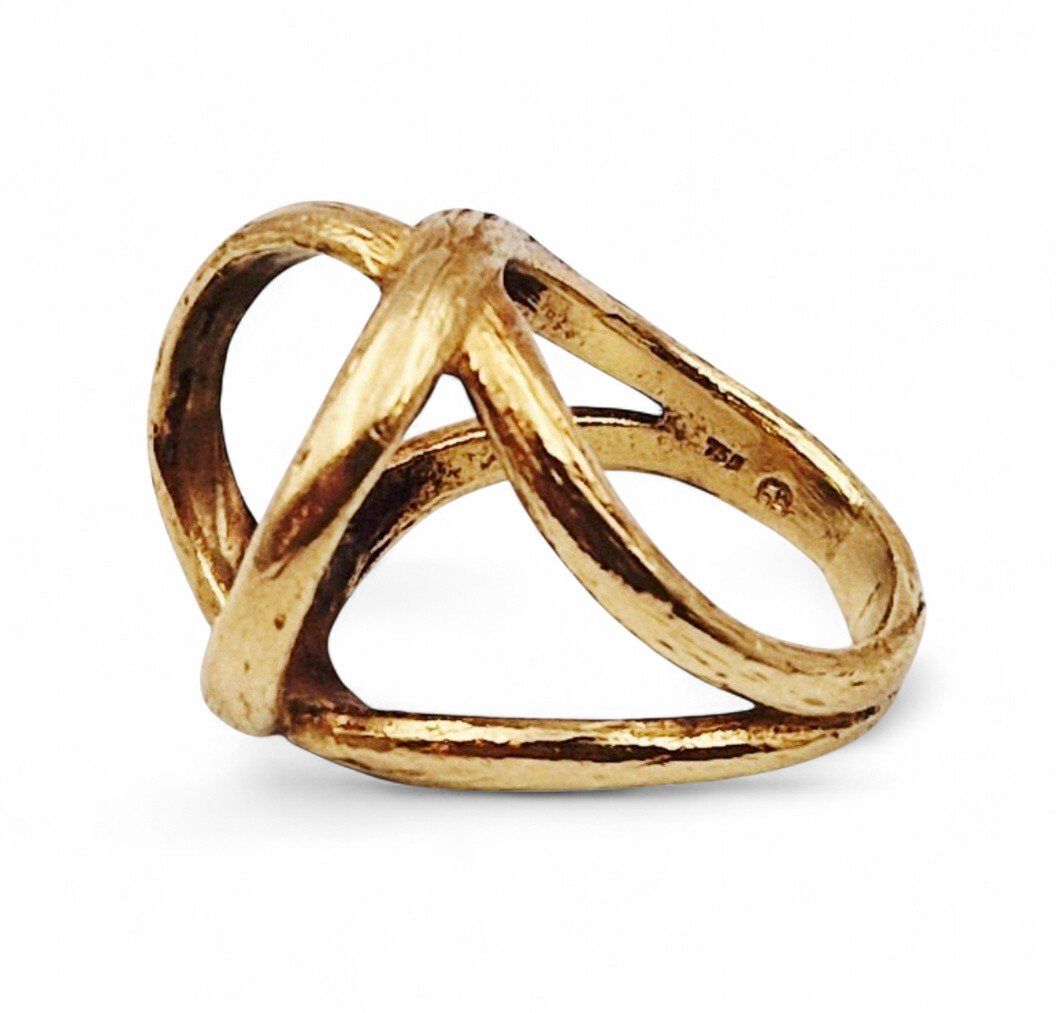 Gilbert Albert Anelli: Bague Gilbert Albert Or 18 carats Multi-billes – Usato da Clarens venduto da Rimany 1
