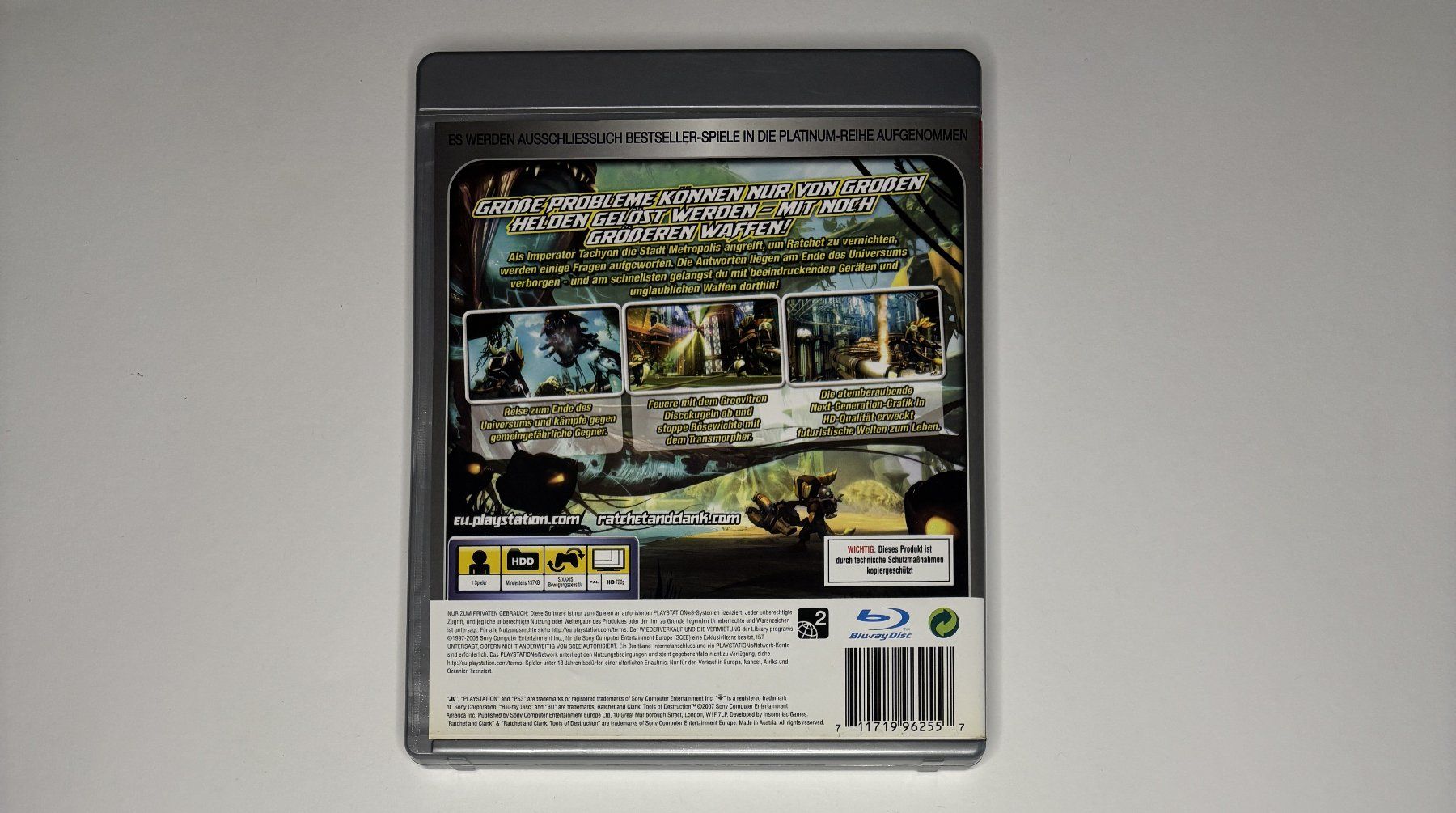 Spiele: PS3 - Ratchet & Clank Future: Tools of Destruction – Gebraucht aus Allschwil von Bullach 2