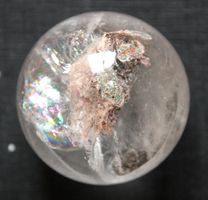 NEU Bergkristall Mineralien Kugel Phantomquarz 6cm 300 Gramm
