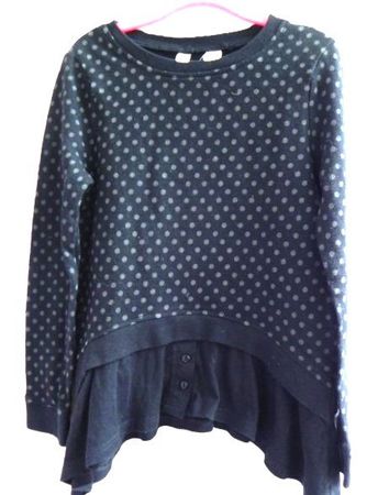 Gr. 116 122 128  OKAIDI Shirt oder Pulli mit Pünktli s.Masse