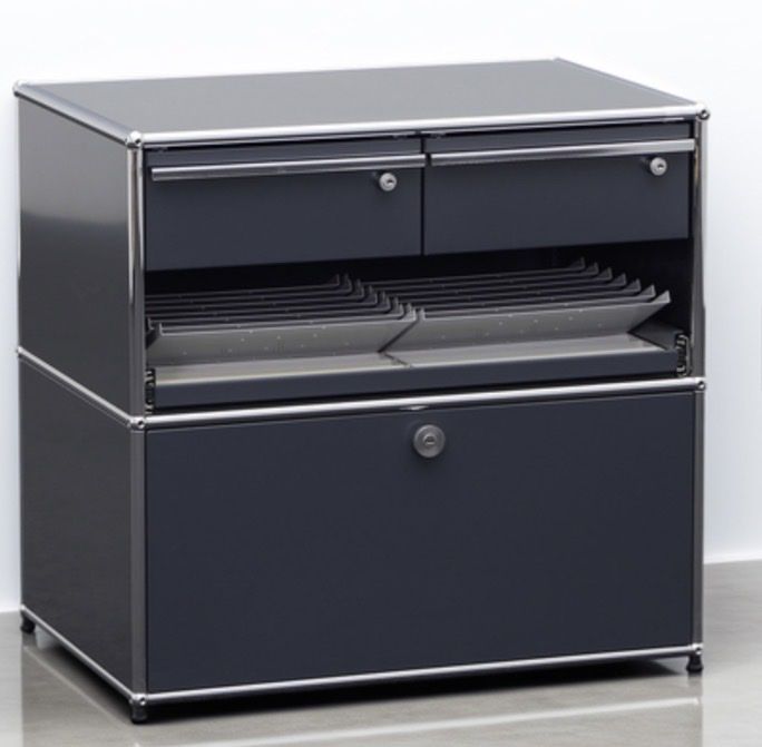 USM Scaffali: USM Haller Sideboard anthrazit mit Schubladen  – Usato da Dietikon venduto da dave_serra
