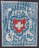 17II, Rayon II T.35 B3-LU, ringsum überrandig!