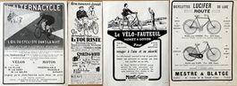 Farhrad - 4 Alte Werbungen / Anciennes publicités 1913/24