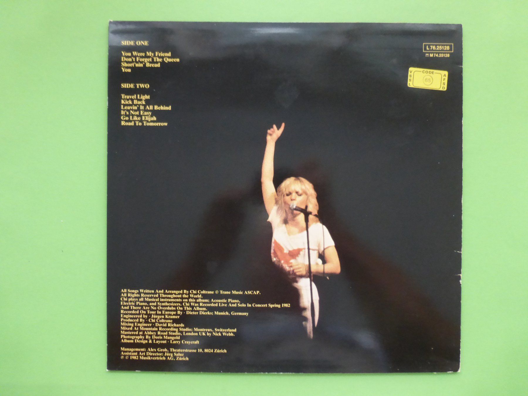 Dischi in vinile: Chi Coltrane – Live! – Usato da Zürich venduto da Swiss57 1
