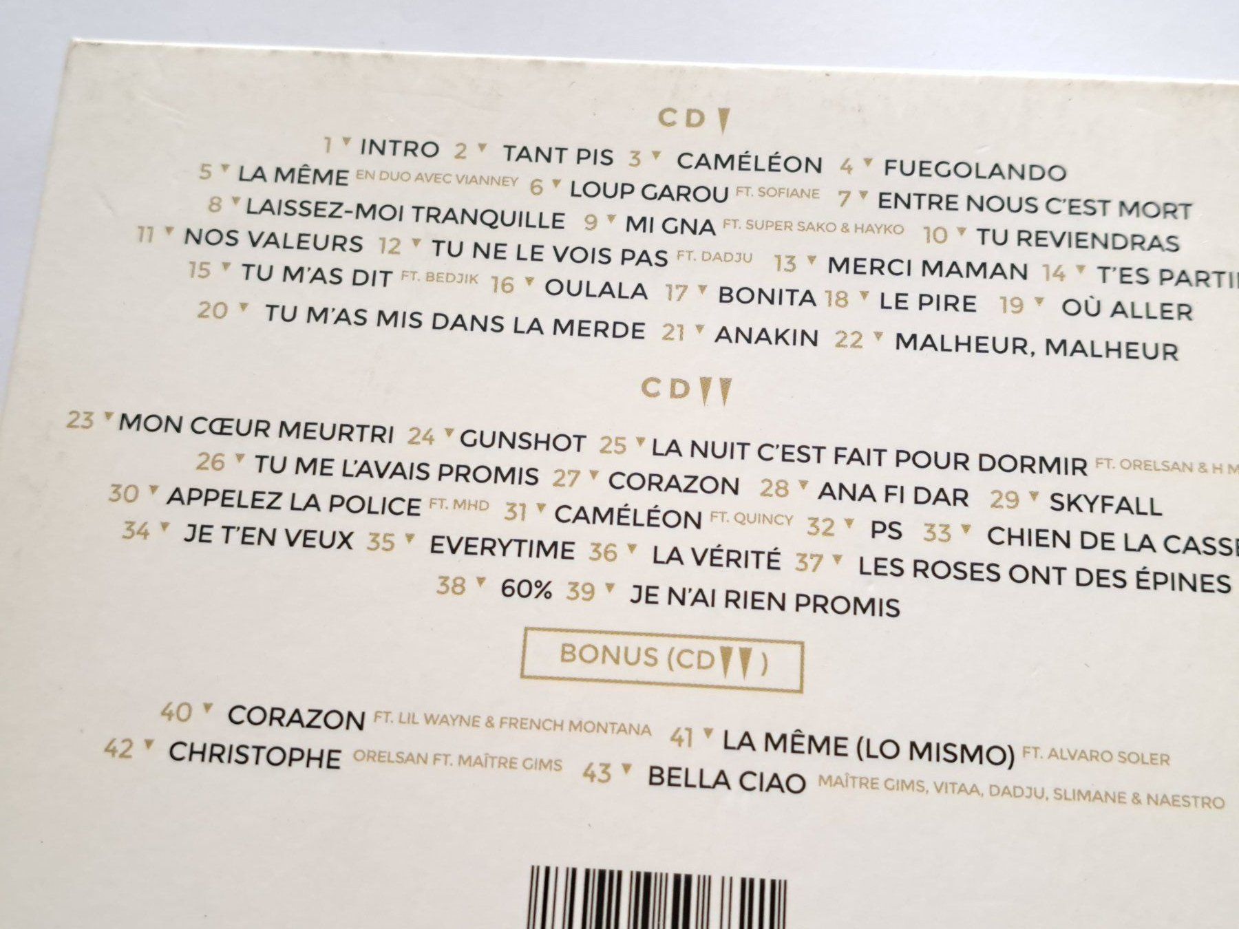CD: Cd Maitre Gims - Ceinture Noire   – Usato da Pully venduto da bro_n52j 2