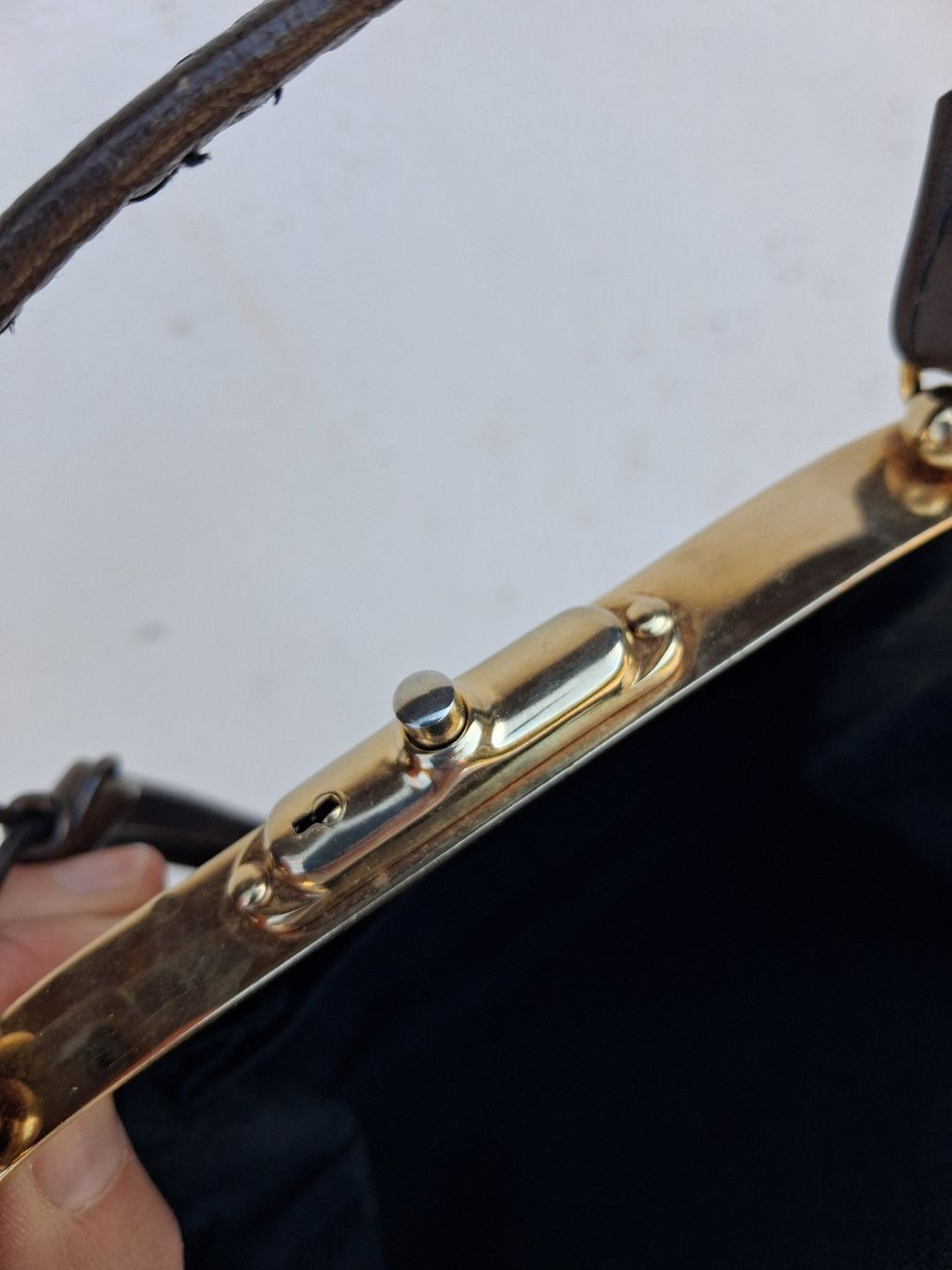 Borse da donna: Braune vintage Ledertasche Schaffhauser Lederwaren – Nuovo (secondo la descrizione) da Wald ZH venduto da e8e 5