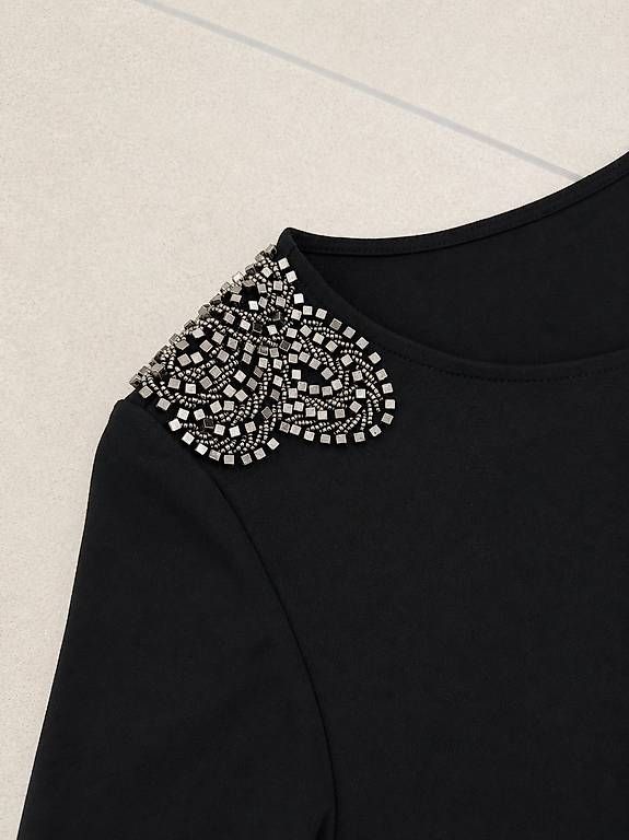Top: Top Gr. S mit veredelten Schulterdetails – Usato da Merlischachen venduto da GlamGarb 1