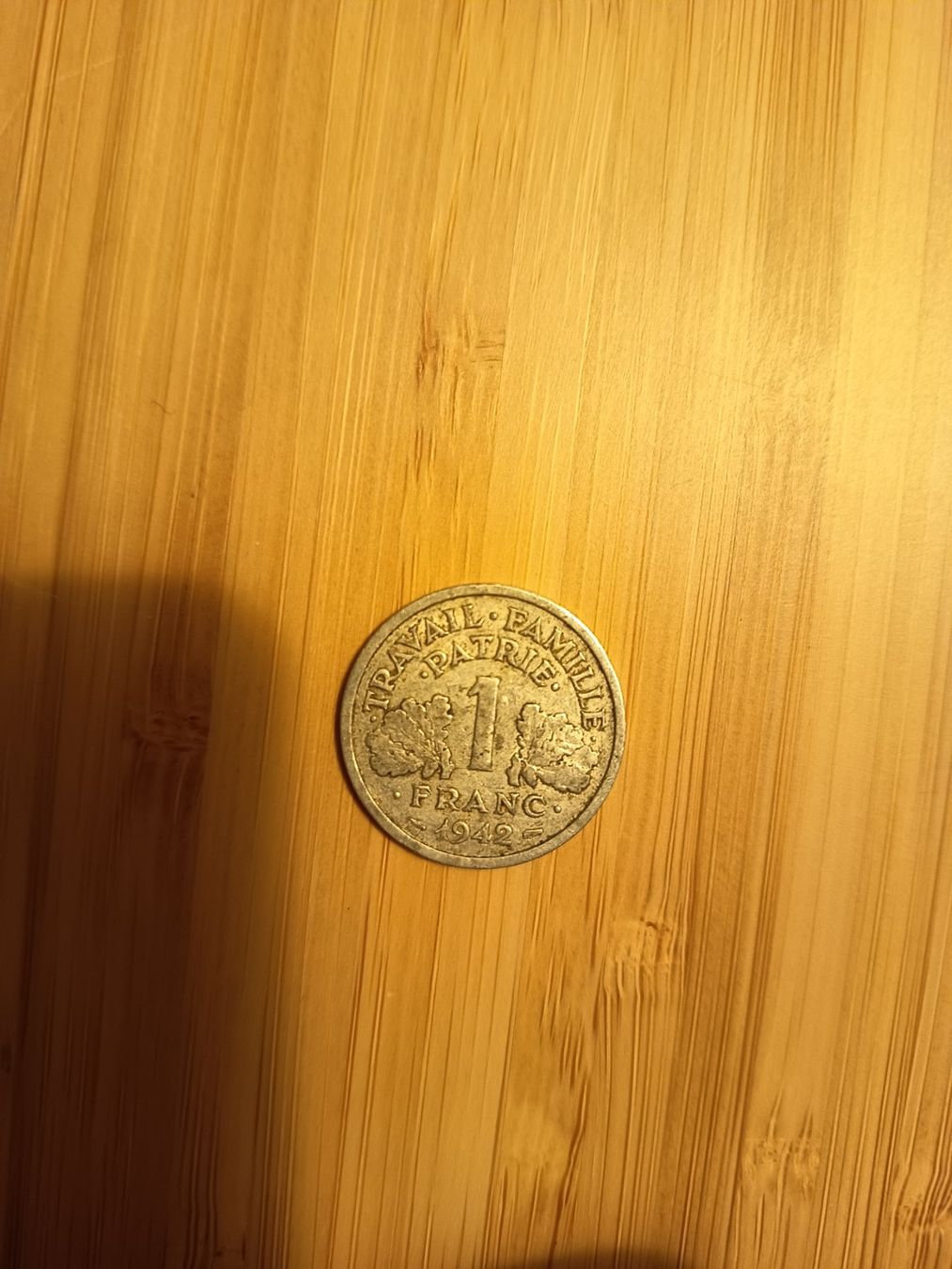Alle Münzen: 1 franc 1942   frankreich  nr 207 – Gebraucht aus Wattwil von LuckyLegoandCoins