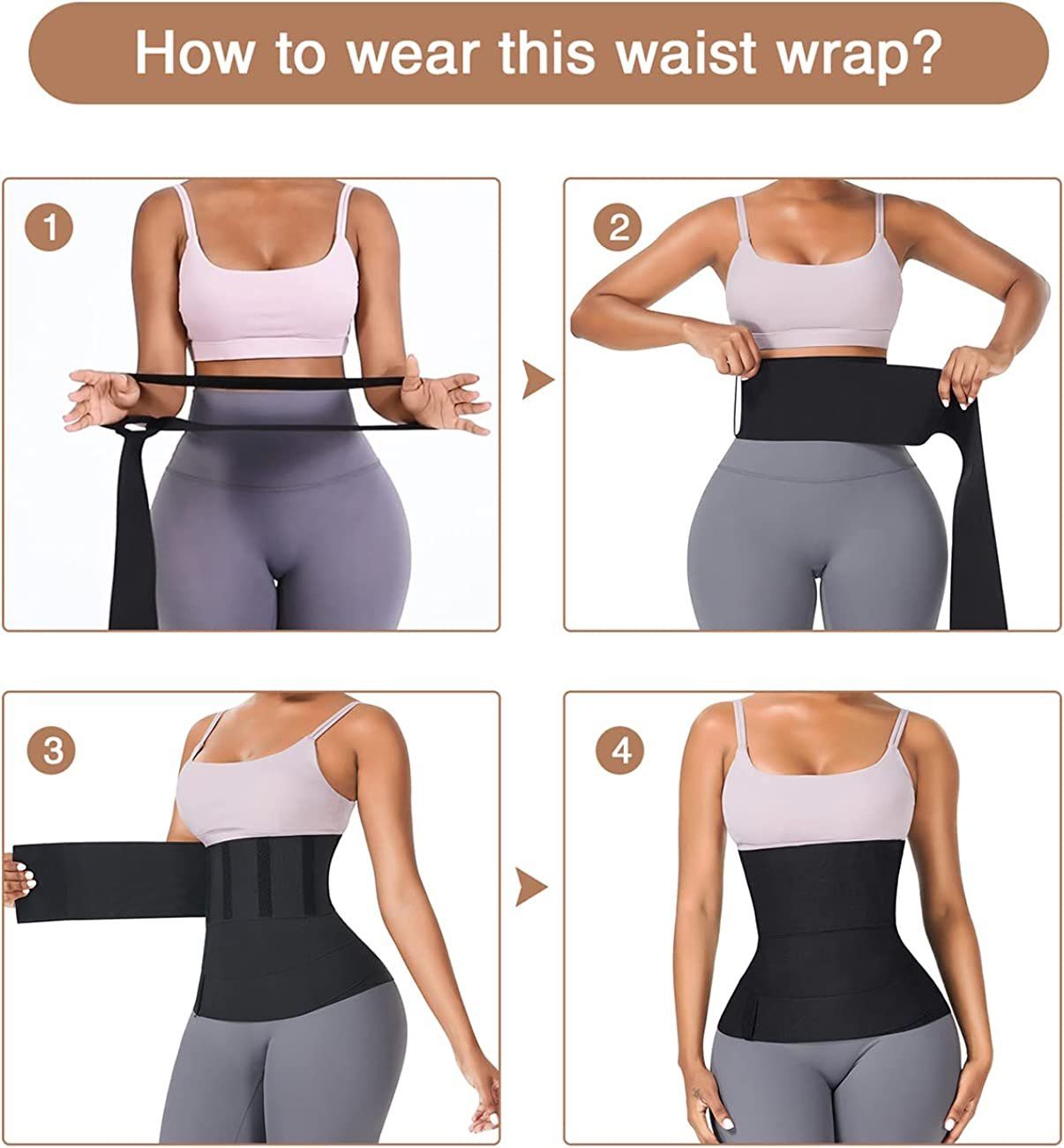 Cinture: Bandage Tummy Sweating Wrap Plus Size Workout Taille Tondeus – Nuovo e nell'imballaggio originale da La Chaux-de-Fonds venduto da dip_n255 2