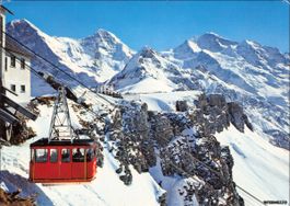 Wengen BE // 1975 Seilbahn Männlichen // Winter