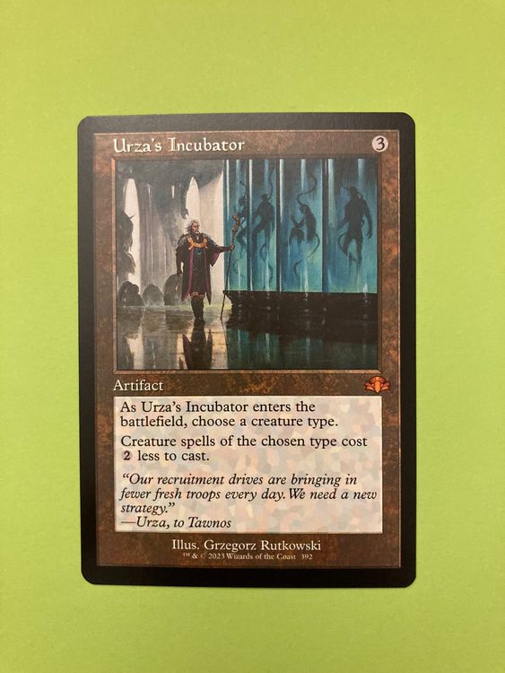 Retro Frame Urza's Incubator Dominaria Remastered NM (Neu (gemäss ...