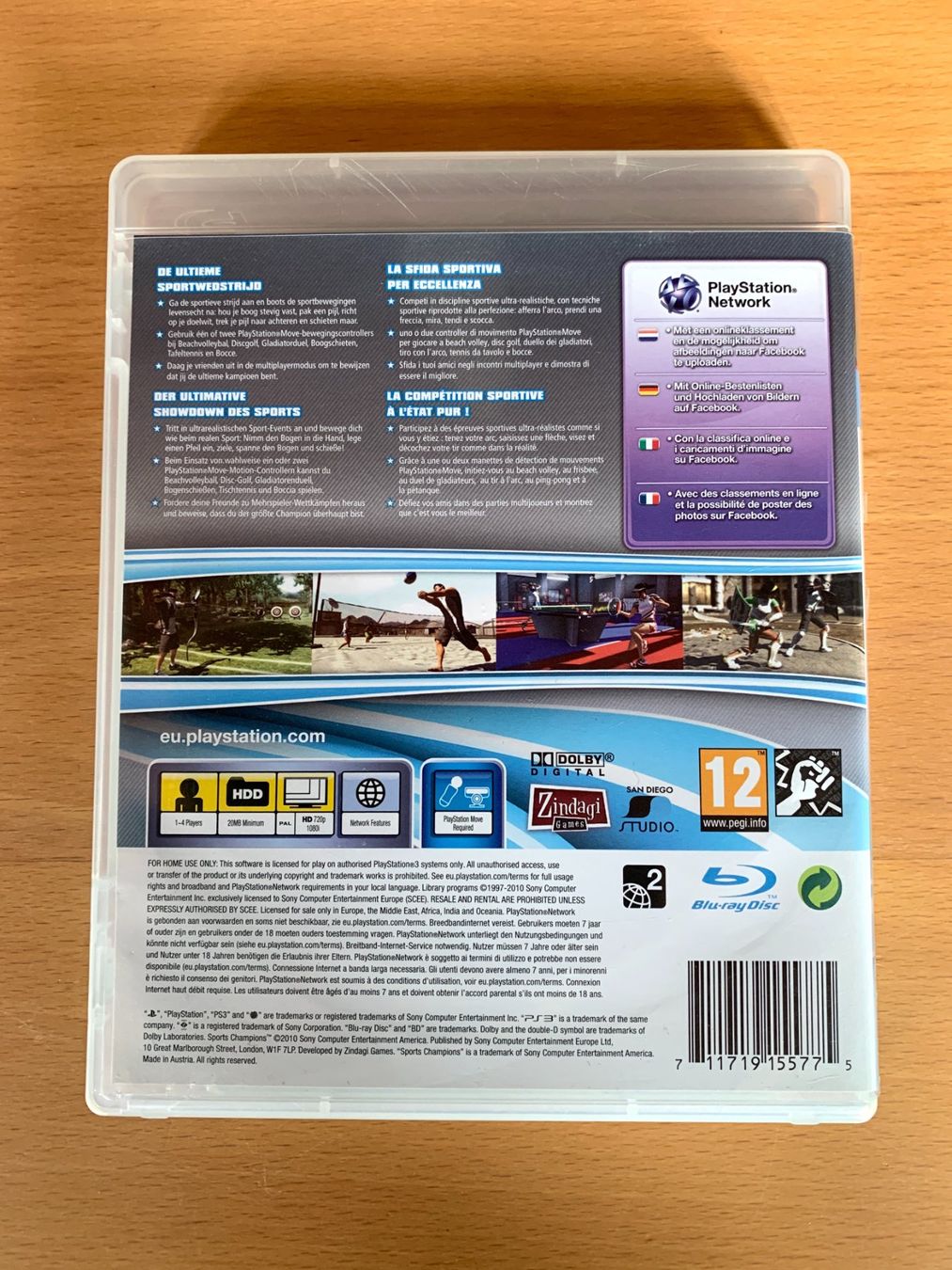 Sony Spiele: PS3 Spiel Sports Champions – Gebraucht aus Rickenbach BL von Morlog 1