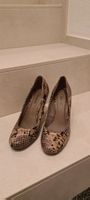 Pumps Schlangenmuster Gr. 37, gebraucht, guter Zustand