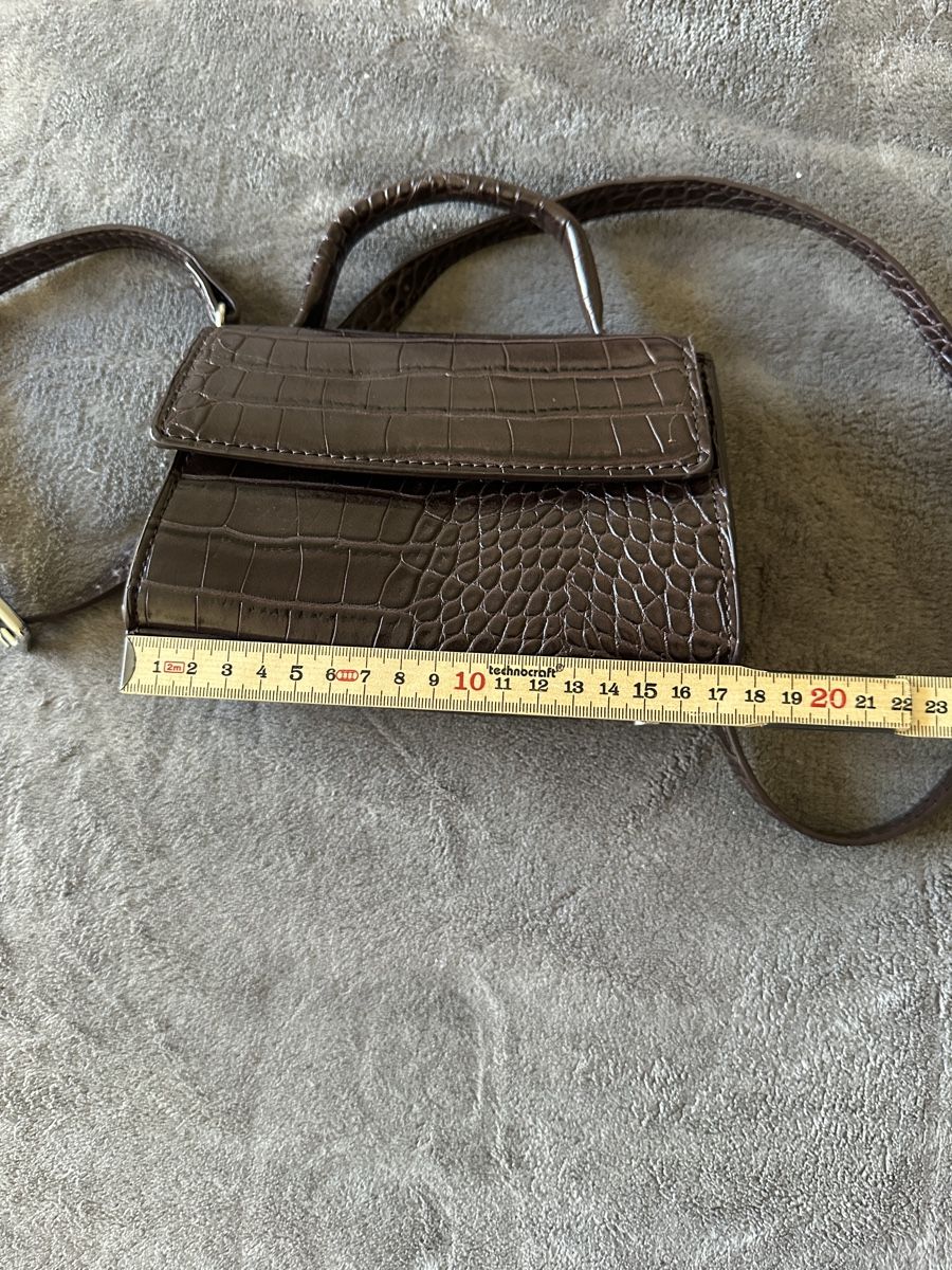 Borse da donna: Chocolate Croc Mini Bag - Perfect autumn accessory! – Nuovo (secondo la descrizione) da Genève venduto da bea_72cz 4