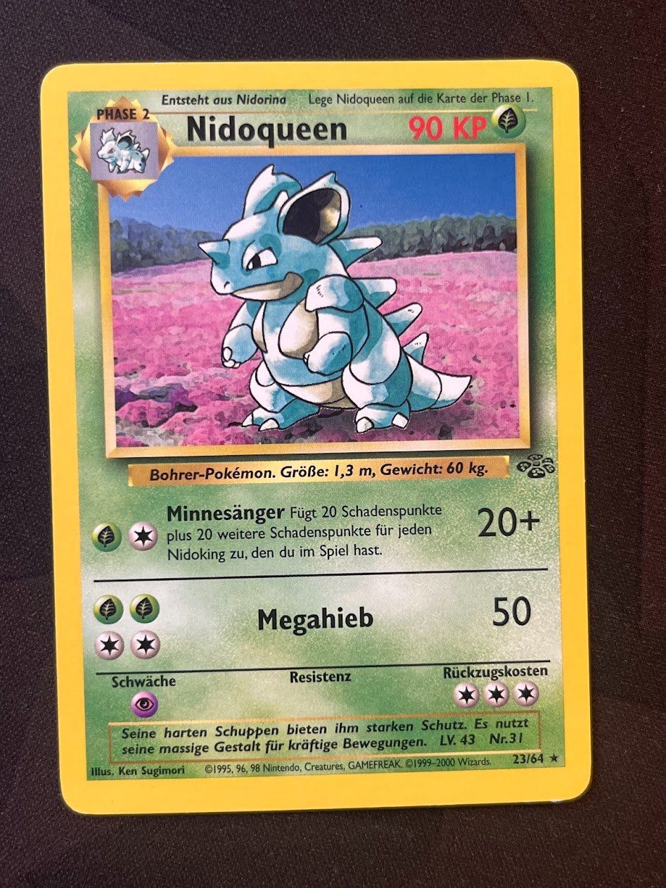 Pokémon Sammelbilder & Trading cards: Pokemon -  Jungl Nidoqueen 23/64 – Gebraucht aus schaan von Schokoloco