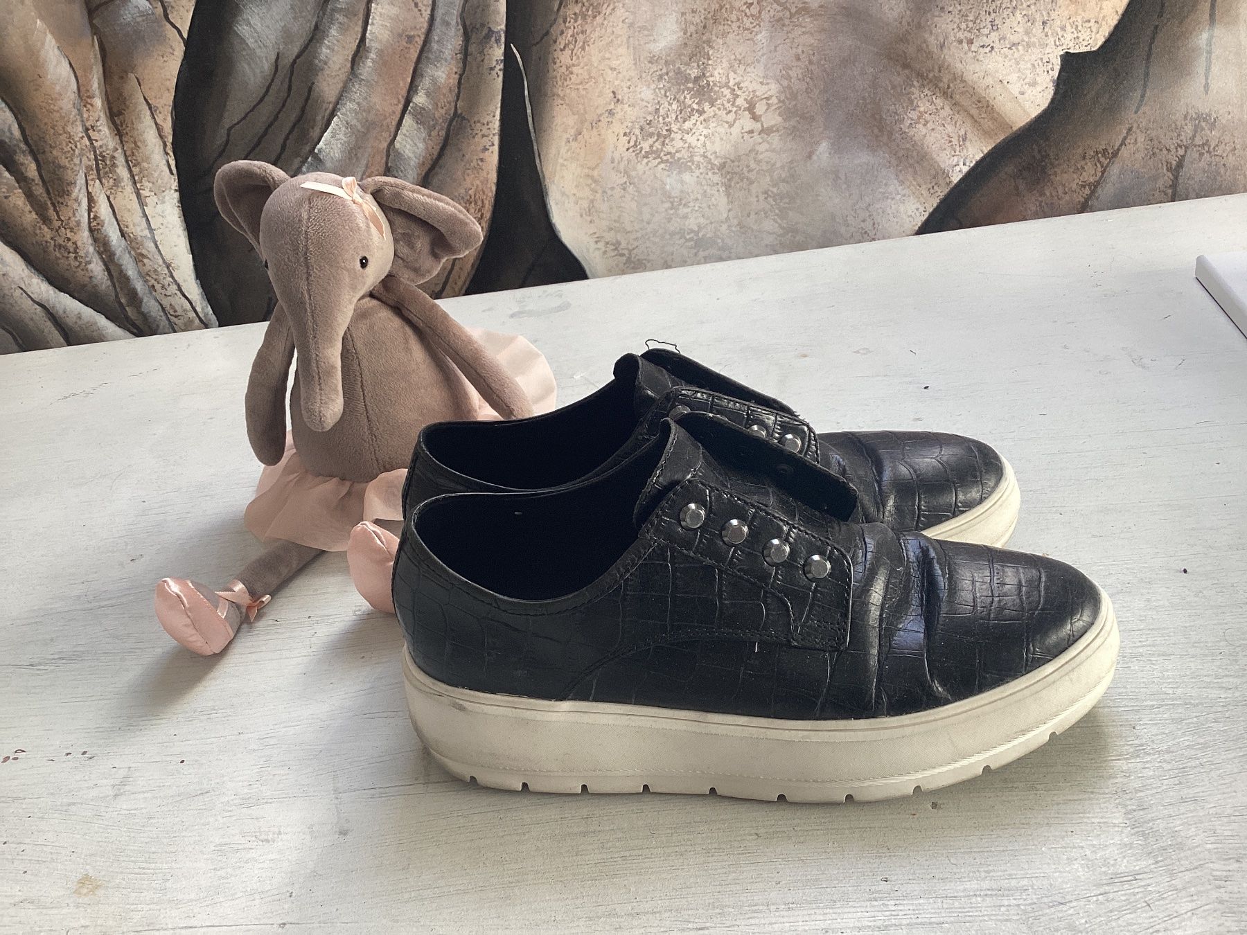 Geox Scarpe da donna: GEOX schwarze Sneaker / Halbschuhe Leder Grösse 39 – Usato da Homberg b. Thun venduto da Homata 2