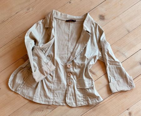 Blazer/Jacke kurz,tailliert,Zebra,Gr. M