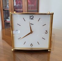 Imhof Swiss 8-Day mechanical desk clock.