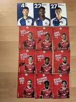 Autogrammkarten verschiedener Spieler(FCW, GCZ)