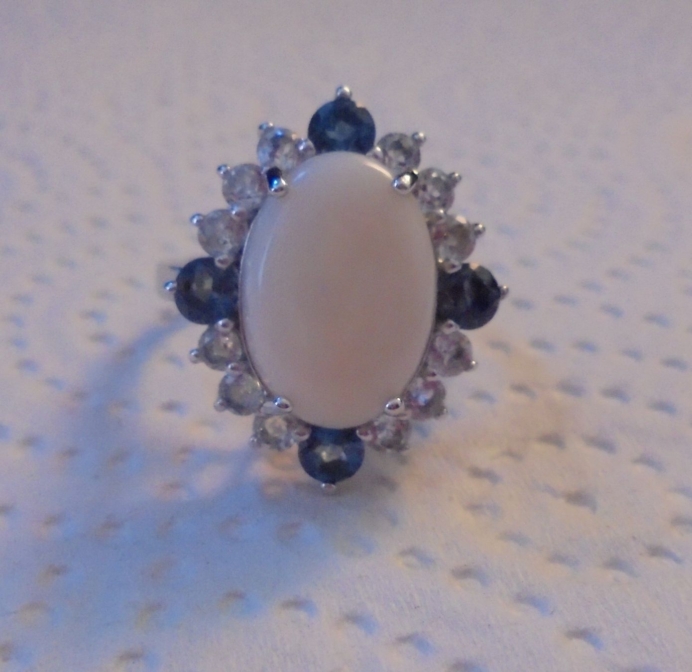 Anelli: Echtschmuck: Weisser Opal-Silberring 17/53 – Nuovo (secondo la descrizione) da Zuchwil venduto da maumauchi 2