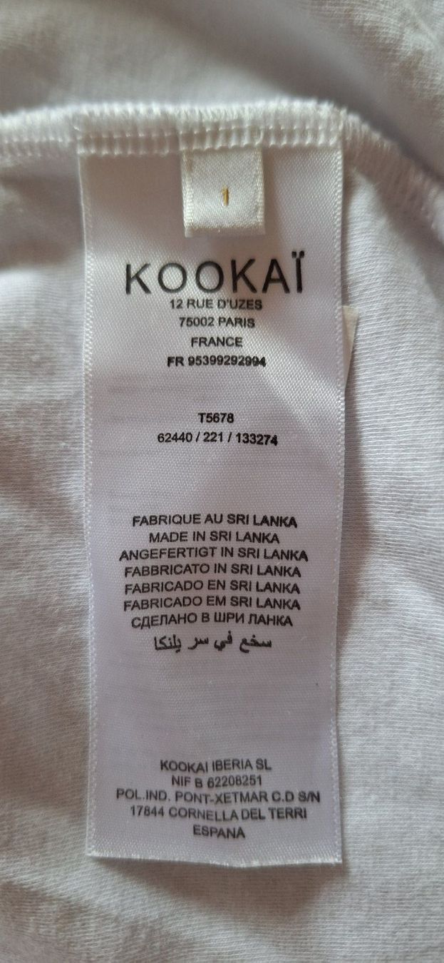 Kookai Top: Kookai, croc top (cache-coeur) – Nuovo e nell'imballaggio originale da Lussery-Villars venduto da pousinete02 3