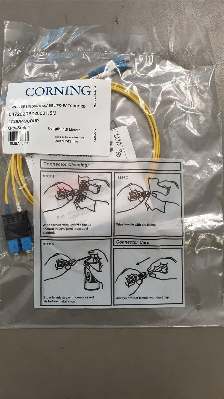 Cavi: 3Stck Corning LCDUPC-SCDUPC (1.5m) – Nuovo (secondo la descrizione) da Büron venduto da Restposte01 1