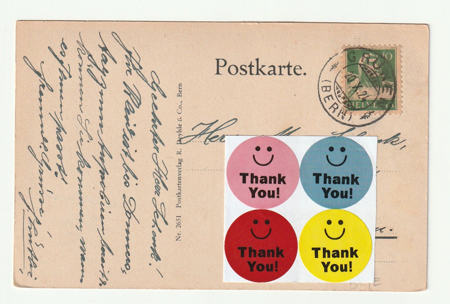 Cartes postales: Ansichtskarte 1924 Schloss Trachselwald mit Umrandung – D'occasion à St. Gallen par Ricardo_Deals 1