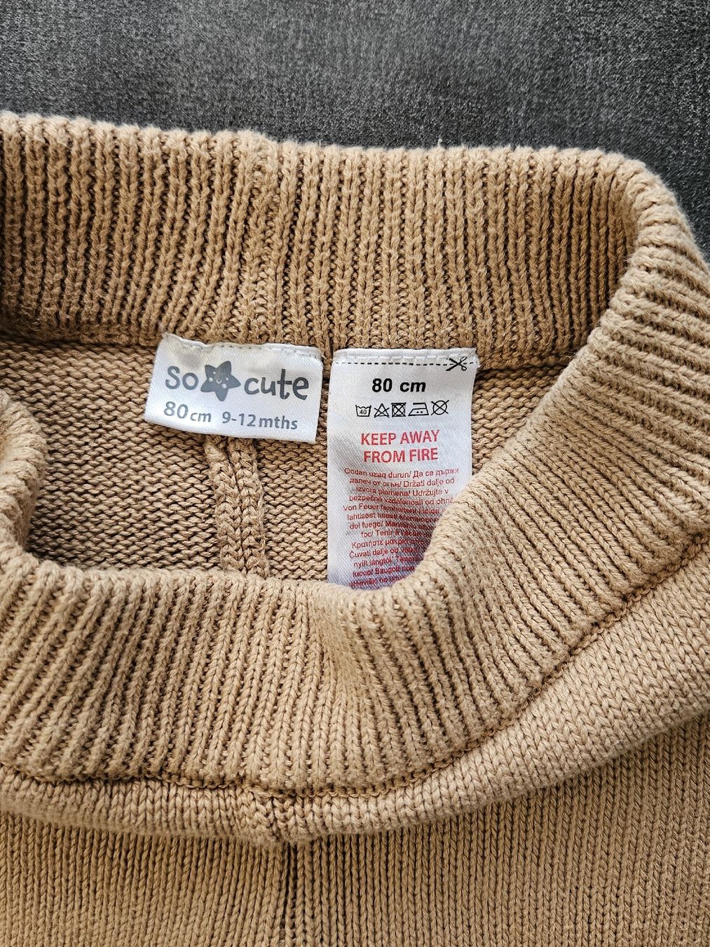 Lotti & Set di vestiti: Strickset so cute Pullover und Hose beige Grösse 80 – Usato da Unterkulm venduto da PatrycjaD 2